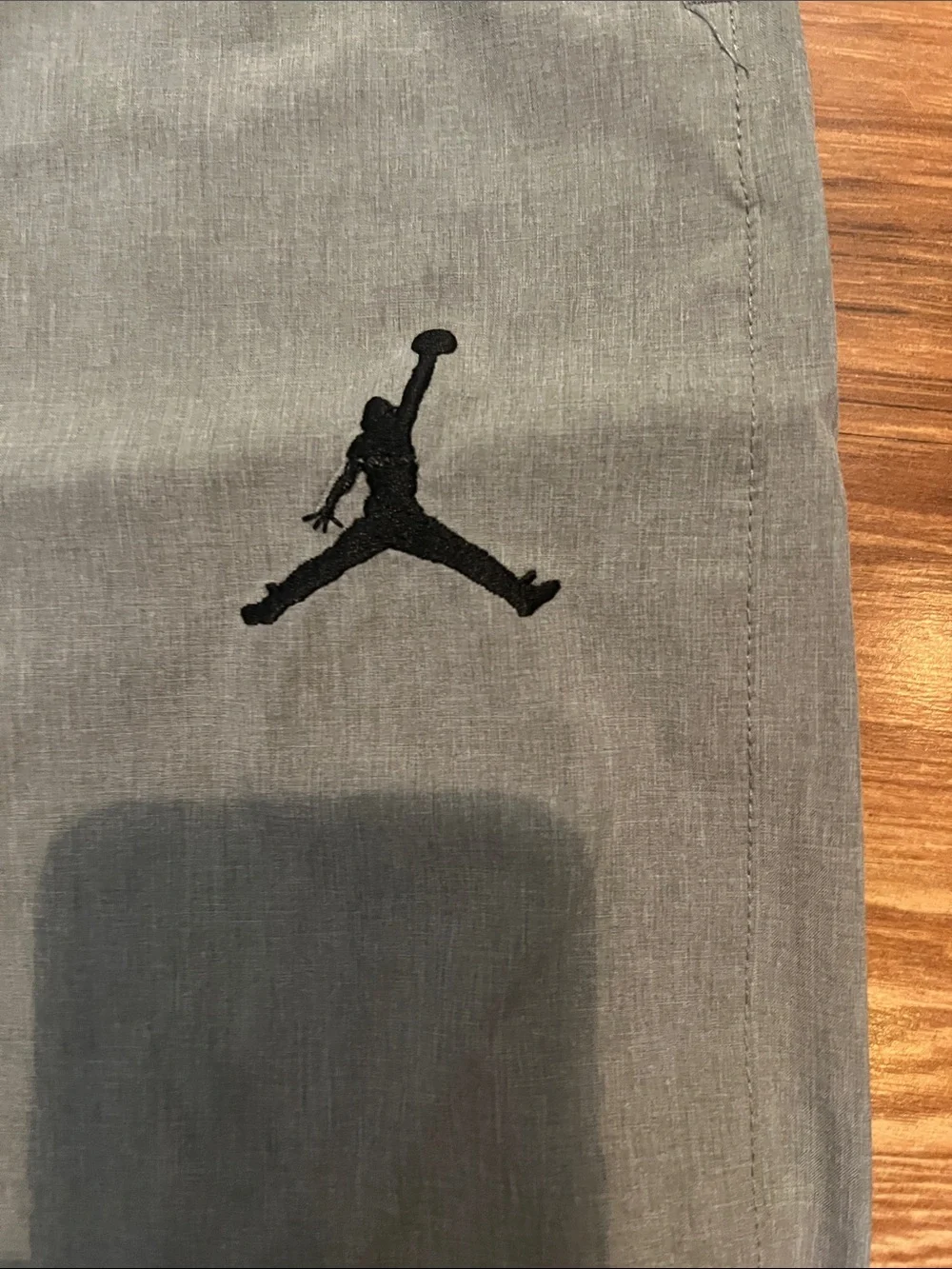 Jordan Gray Men's Track Joggers with Black Jump-man Size small 8/10